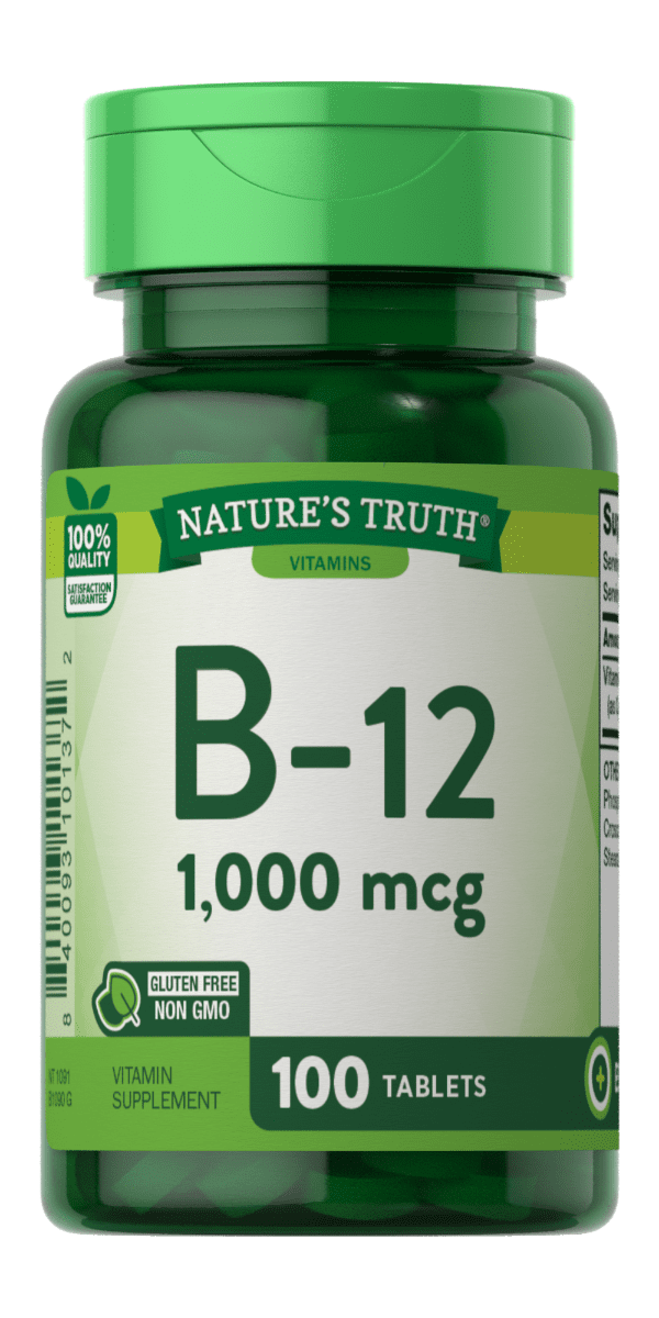 Nature’s Truth B-12 1000 mcg – 100 Tablets