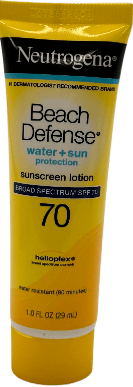 Neutrogena – Beach Defense – Water + Sun – SPF 70 – 1.0 FL OZ